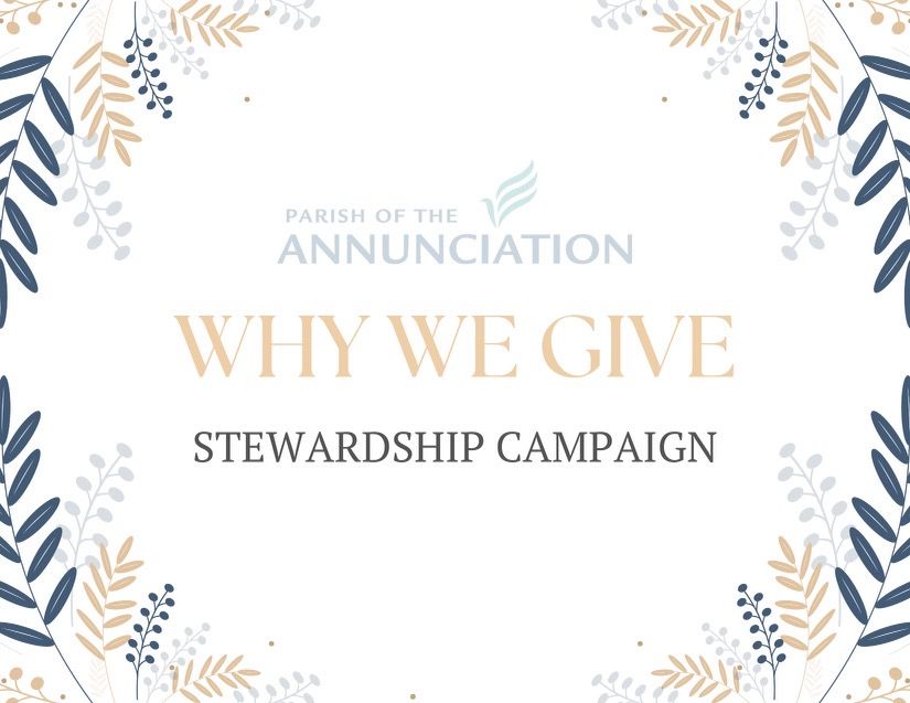 WHY WE GIVE