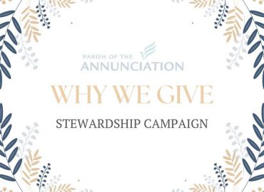 "WHY WE GIVE"-STEWARDSHIP CAMPAIGN