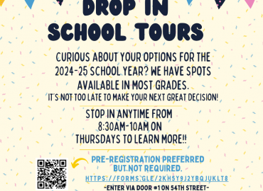 Drop In School Tours