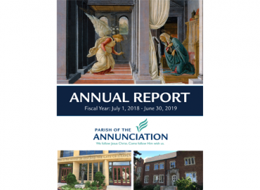 2018-19 Annunciation Parish Annual Report